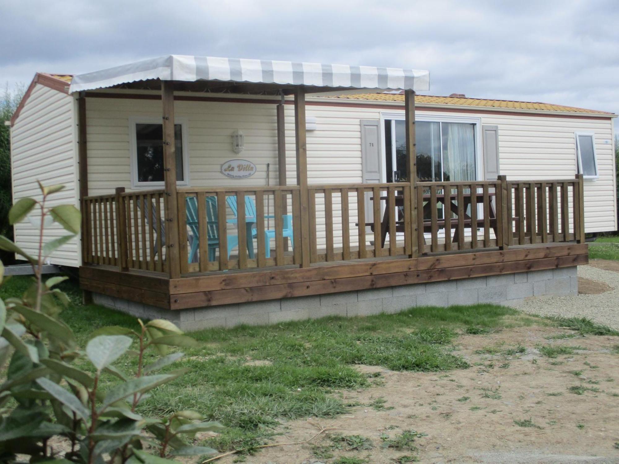 Les Mobile Home De Kerroyal Garlan Εξωτερικό φωτογραφία